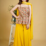 Mustard-peplum-set-01