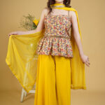 Mustard-peplum-set-01