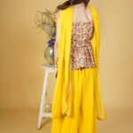 Mustard-peplum-set-01