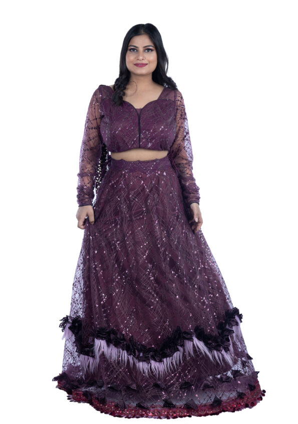 Wine-Lehenga-Set-04