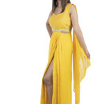 Yellow-Maxi-Dress-with-attached-dupatta-01