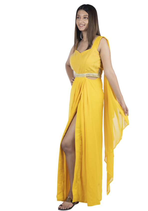 Yellow-Maxi-Dress-with-attached-dupatta-05